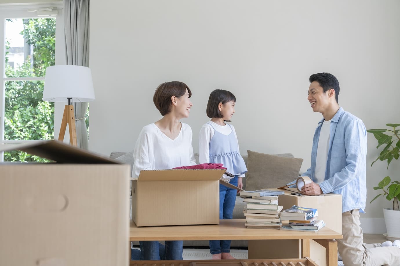 家族で引越し