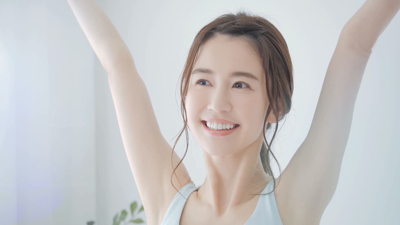 脱毛した女性