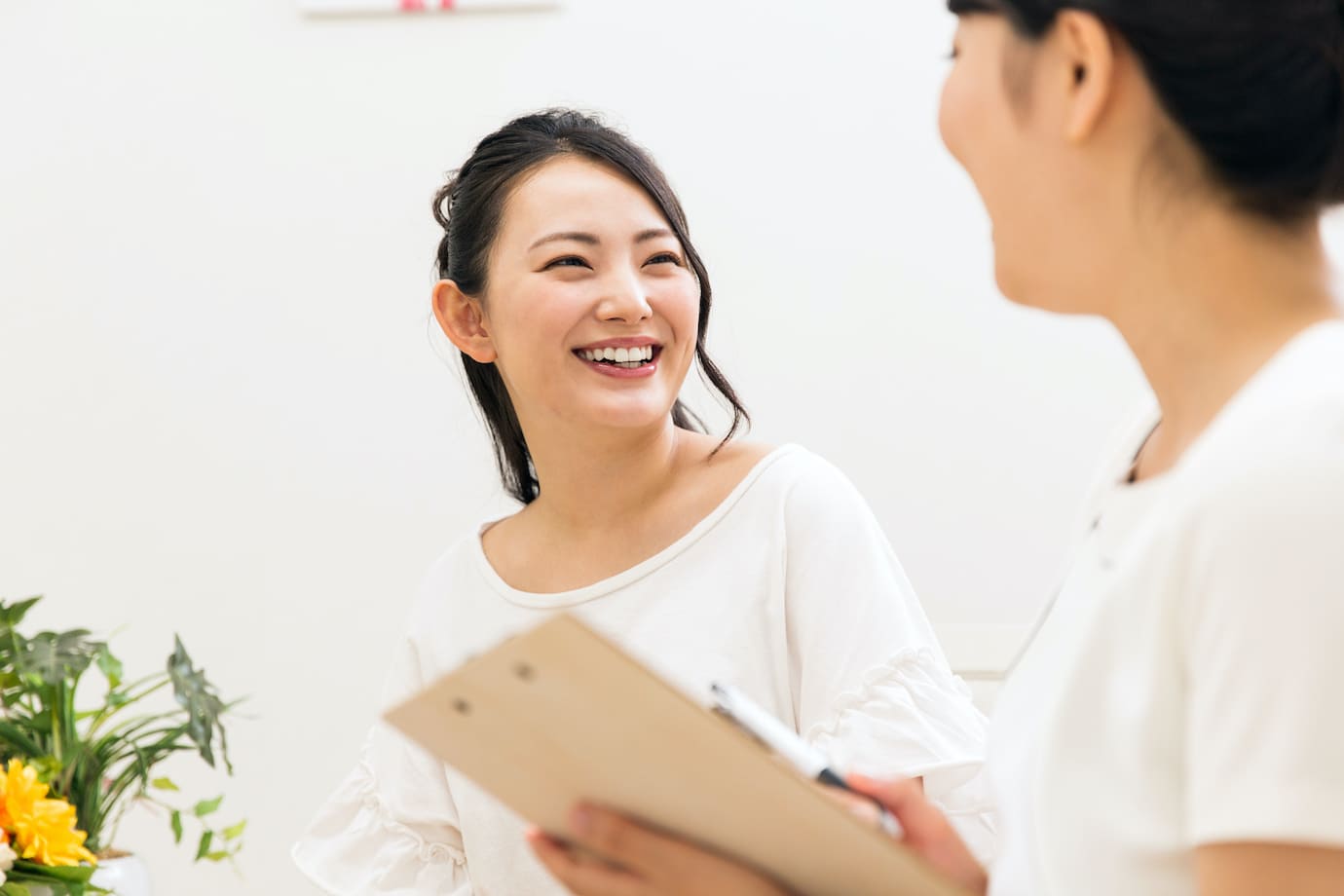 脱毛に来た女性