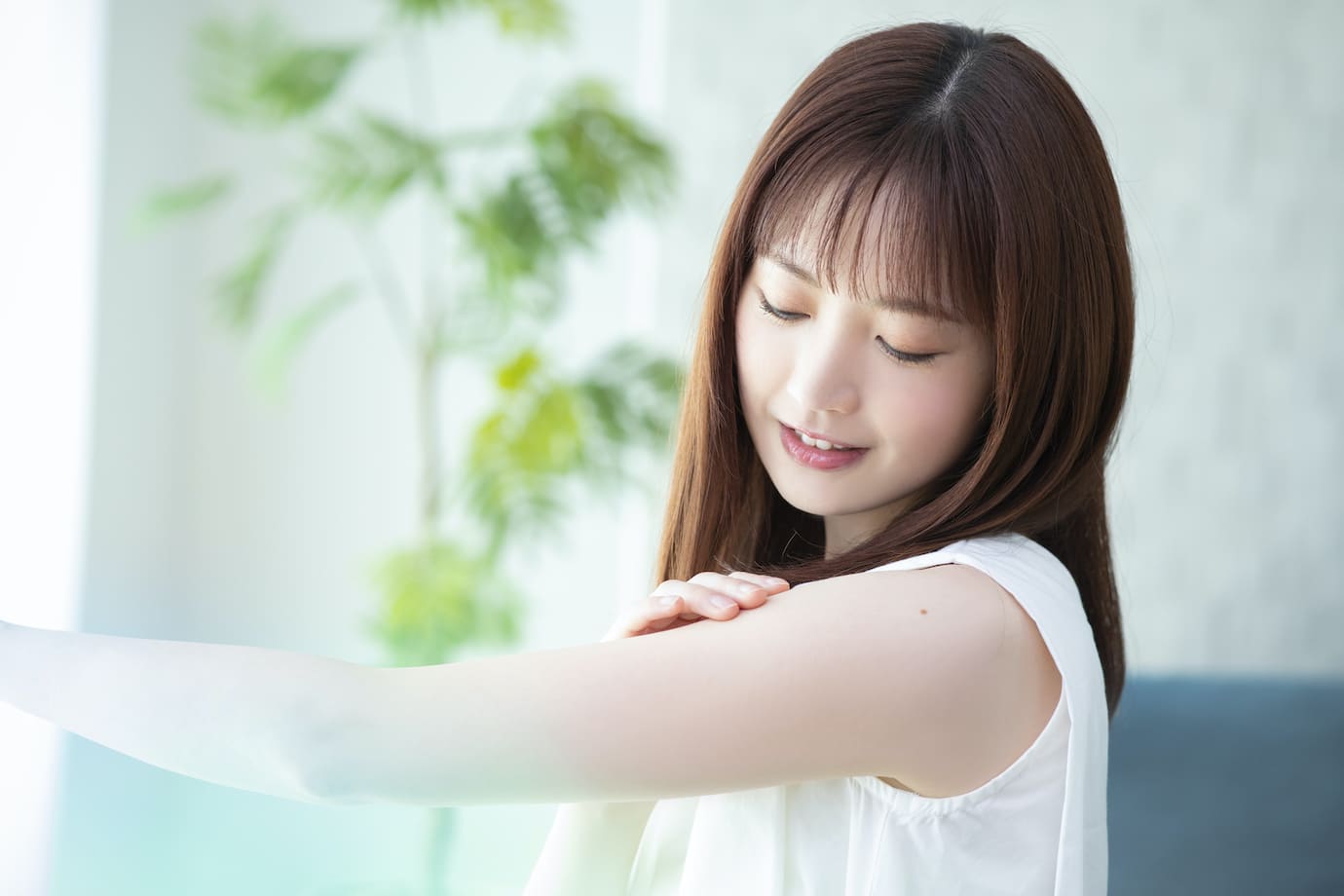 脱毛した女性