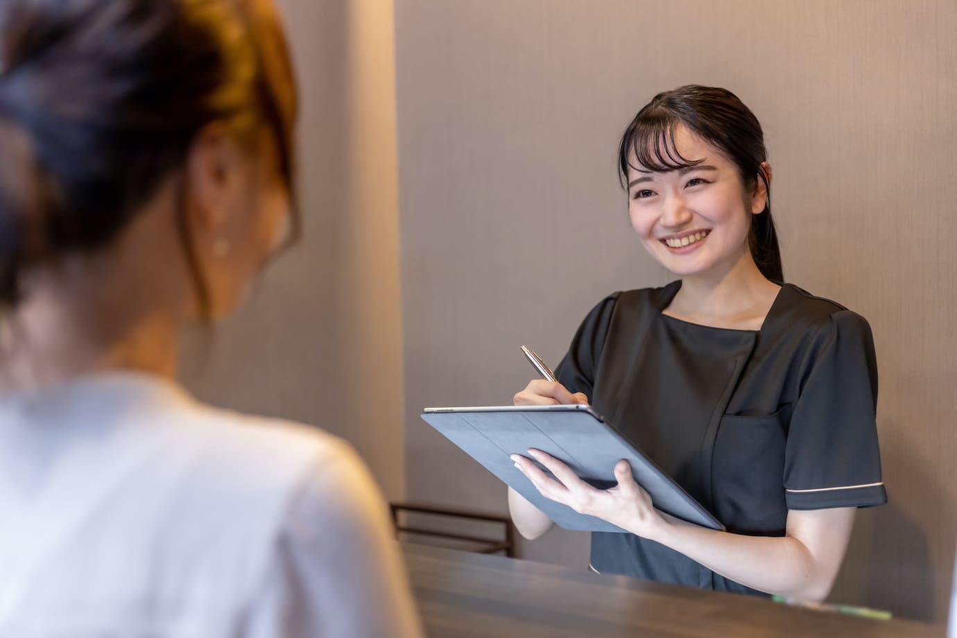 脱毛に来た女性